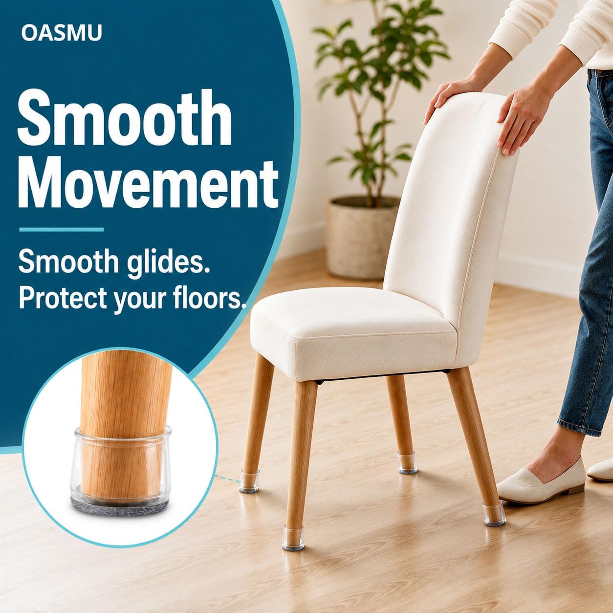 🪑 Chair Leg Protectors – 32 PCS