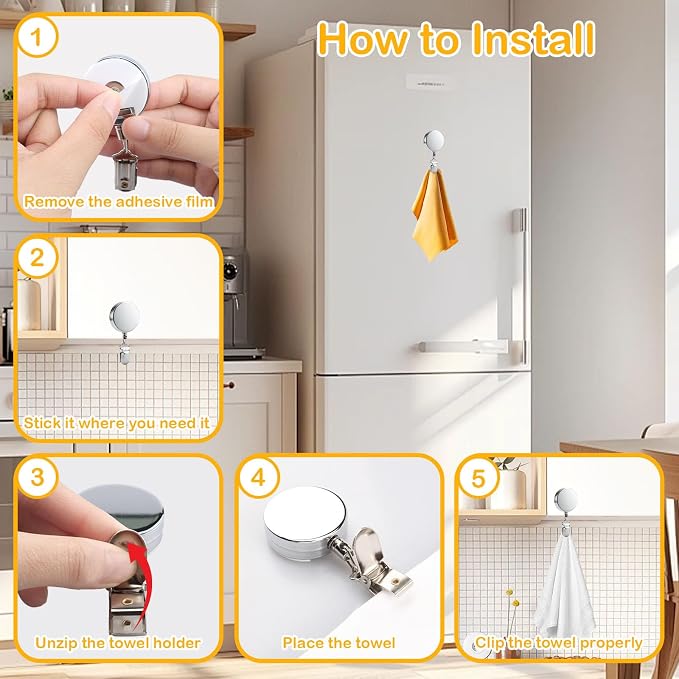Towel Holder (Set of 3 pcs)
