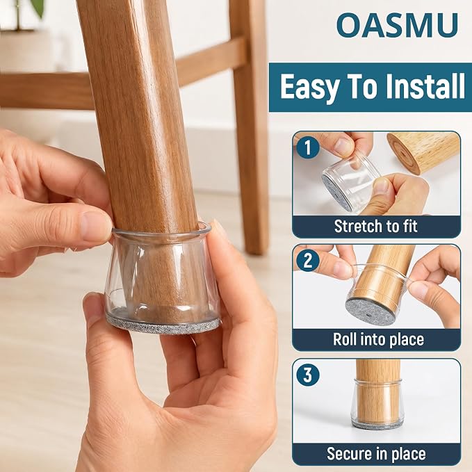 🪑 Chair Leg Protectors – 32 PCS