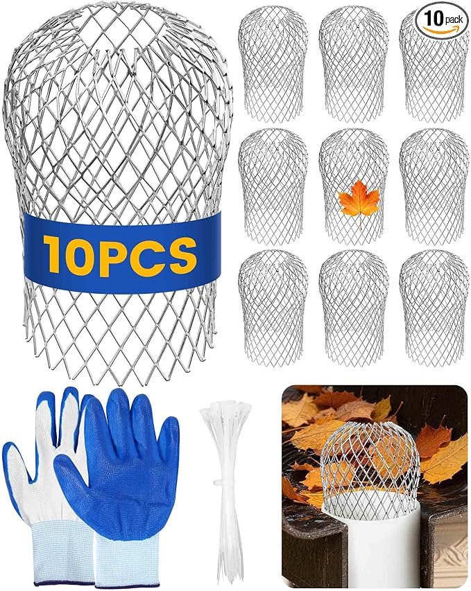 10Pcs Premium Gutter Downspout Guard