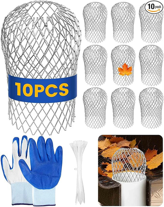 10Pcs Premium Gutter Downspout Guard