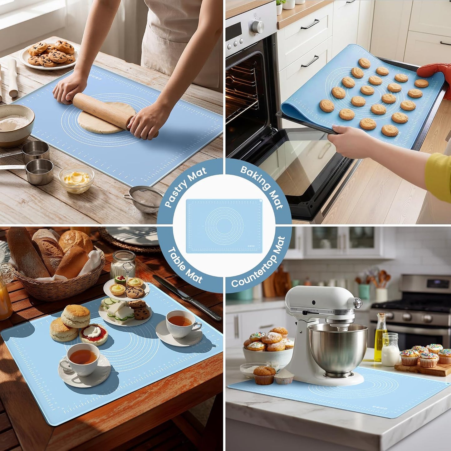 Non sticky silicone mat