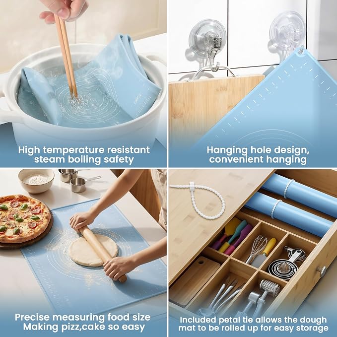 Non sticky silicone mat
